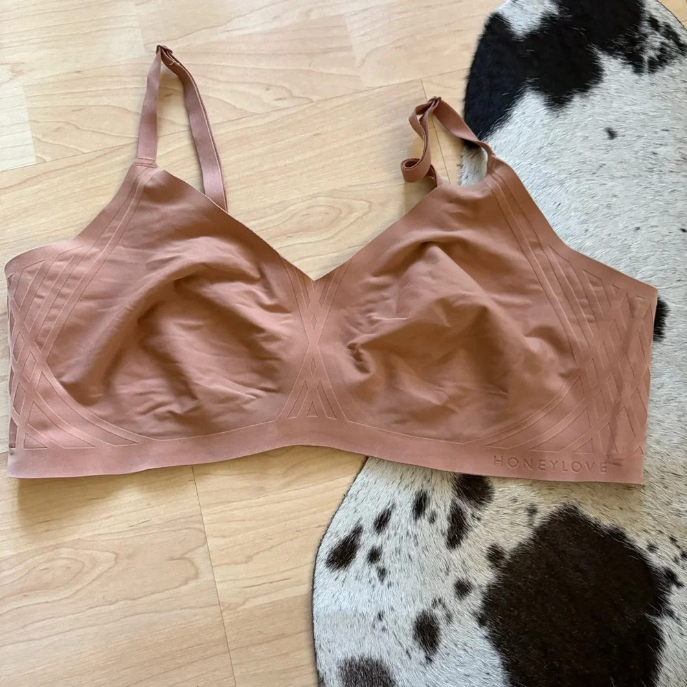 Honeylove Women's Tan‎ Bra Size XL
